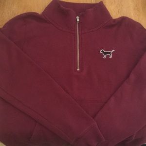 Victoria’s Secret PINK half zip sweatshirt